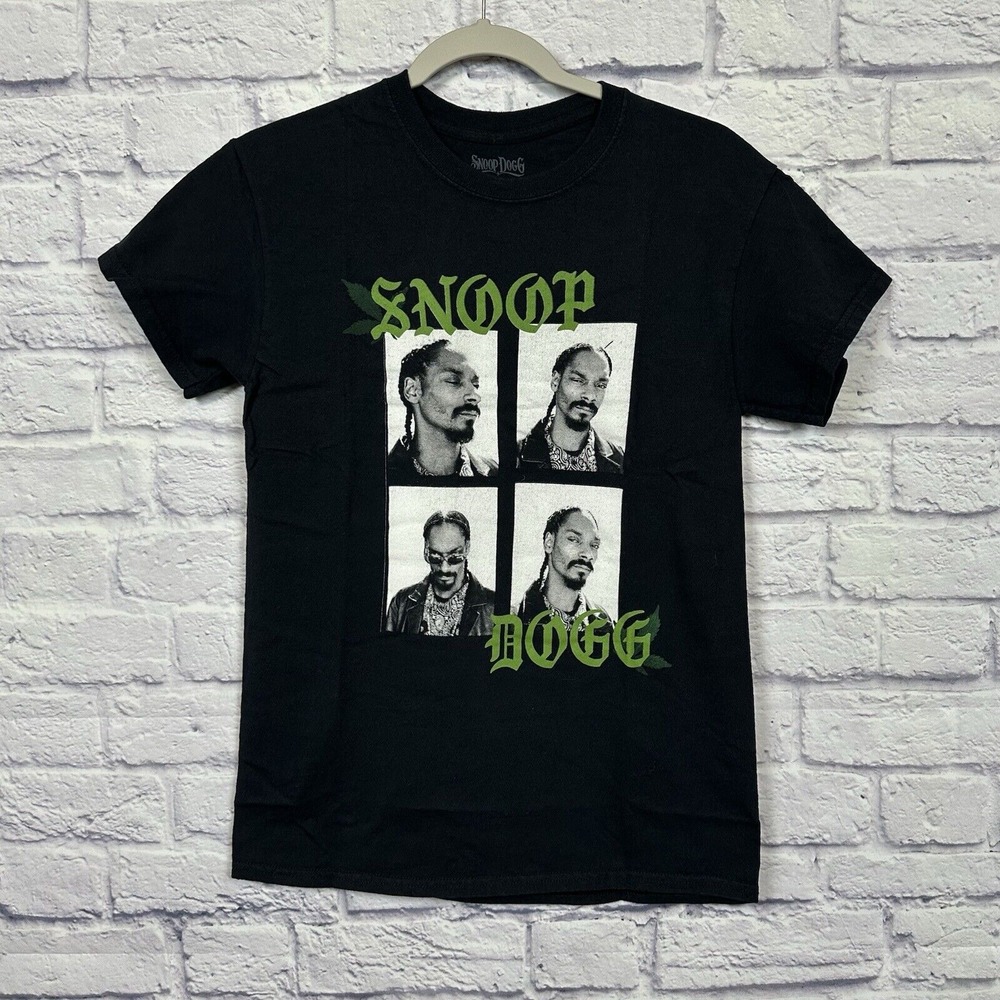 Snoop Dogg T- Shirt Small Black Mugshots Hip Hop Rap Music Official Rare‎ Print